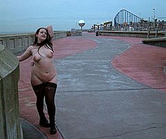 Amateur Flashing The Pier